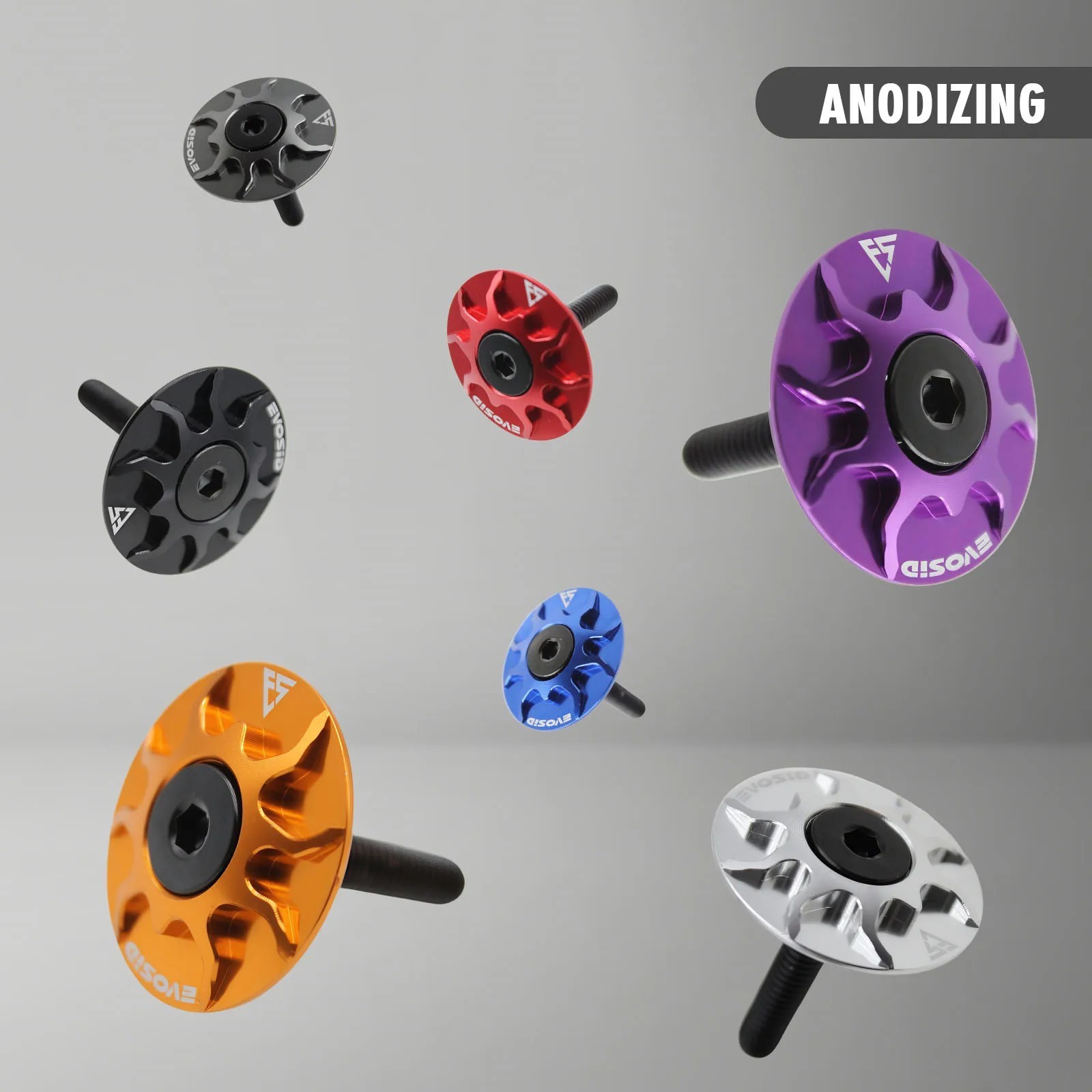 MTB Bike Stem Cover Headset Top Cap for Road Gravel 28.6MM Fork Head Tube