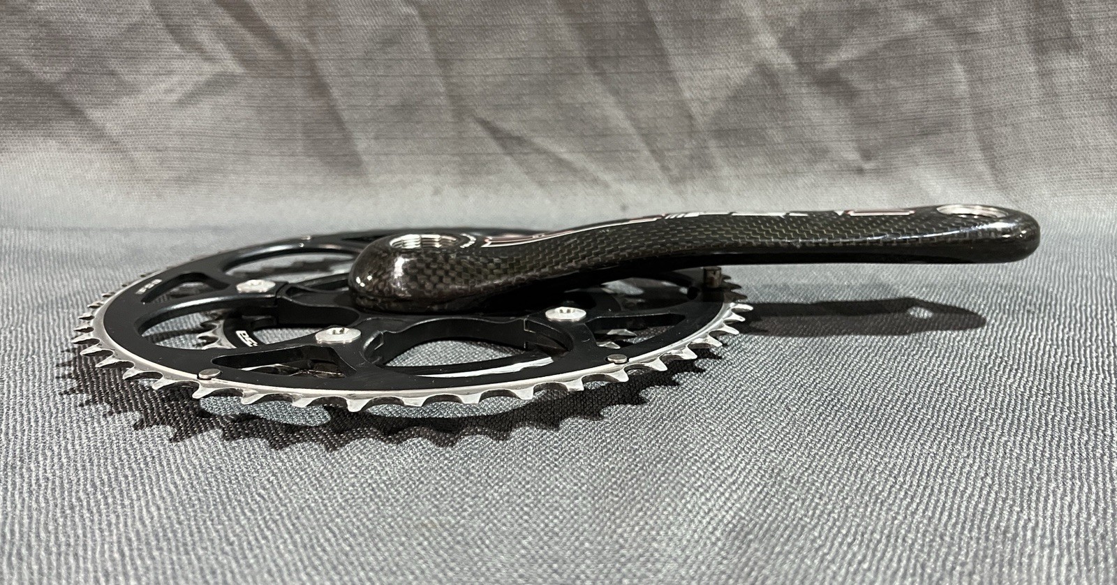 FSA Carbon Pro Compact Crankset 172.5mm 50/34T 5-Bolt 110BCD ISIS Road Bike