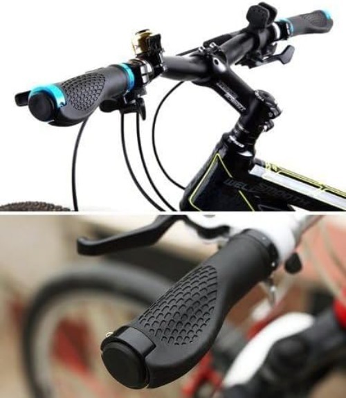 Ergonomic Design Rubber Bike Bicycle Handlebar Comfort MTB Grips Widen Holdin…
