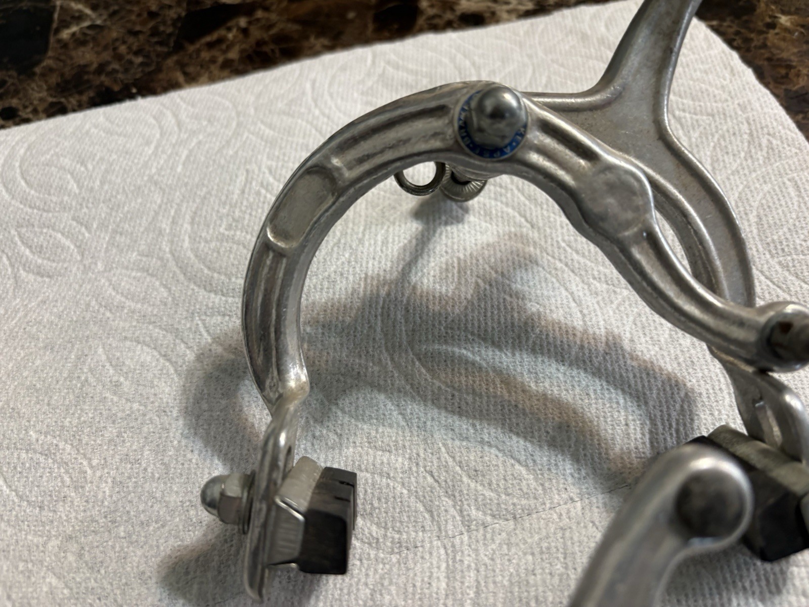 BMX 1000A Sidepull Brake Caliper PAIR Front Rear Silver used brakes APSE CHINA