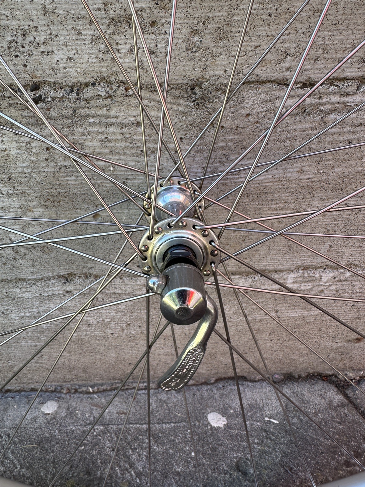Vintage Araya winged logo rims / Sunshine hubs 27×1-1/4 wheel set 36 spoke