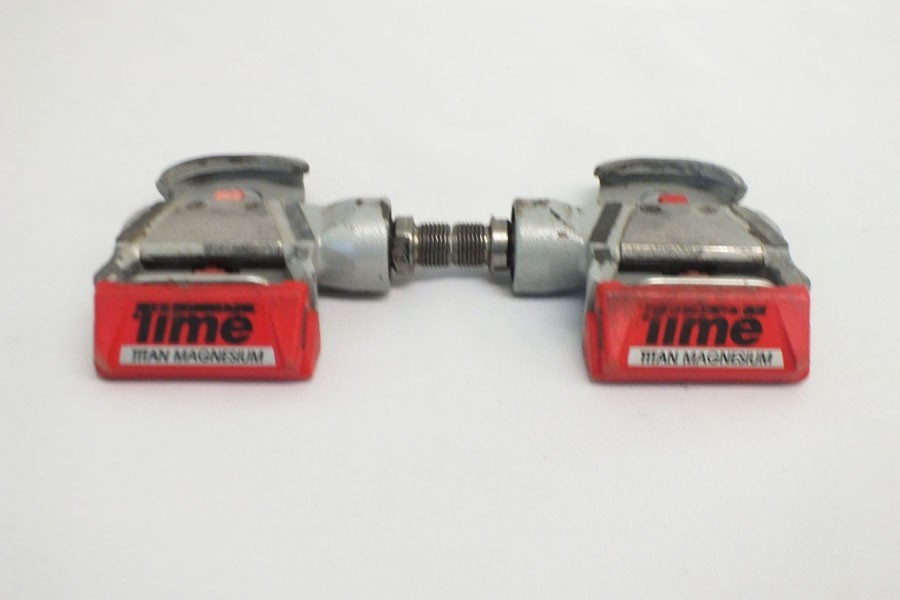 Vtg Time Titan Magnesium Road Pedals Clipless No Cleats 9/16 Road Bike France