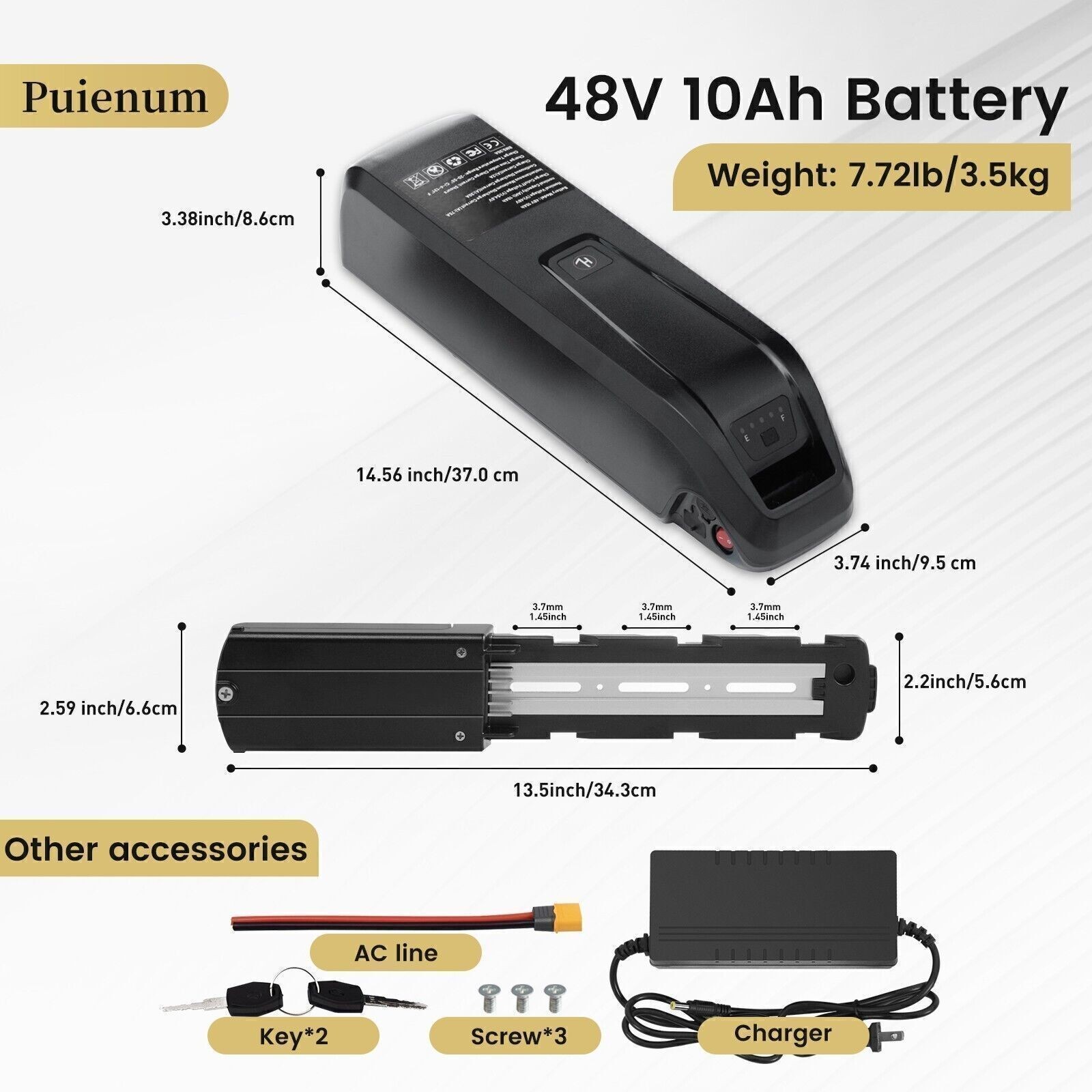 52V 48V 36V Hailong Battery 5Pin for≤2000W eBike Electric Bike Motor 30A/40A BMS