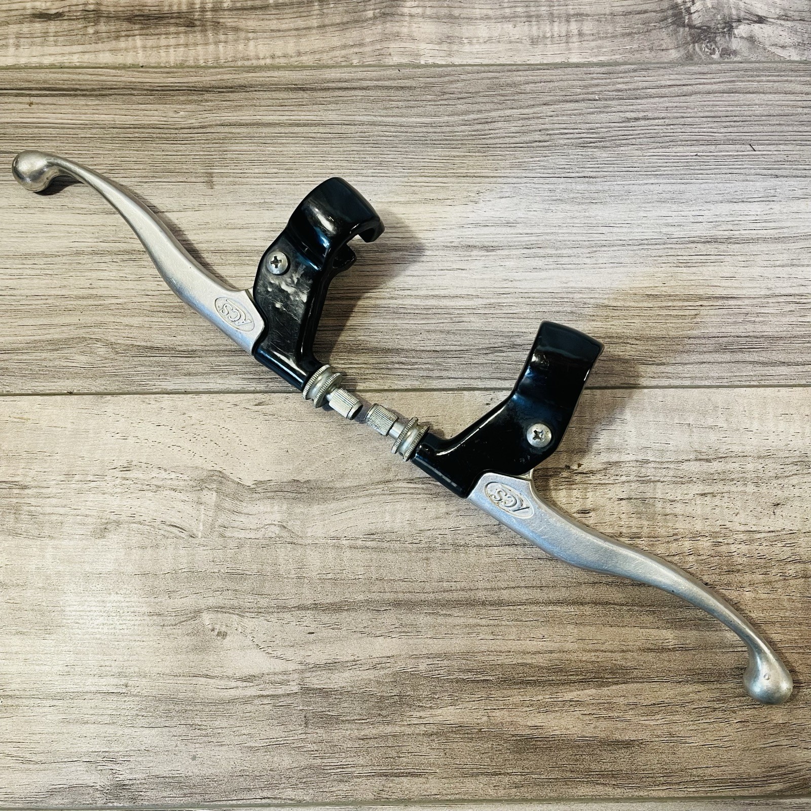 Vintage ACS 4-Finger Brake Levers No Clamp Bolts