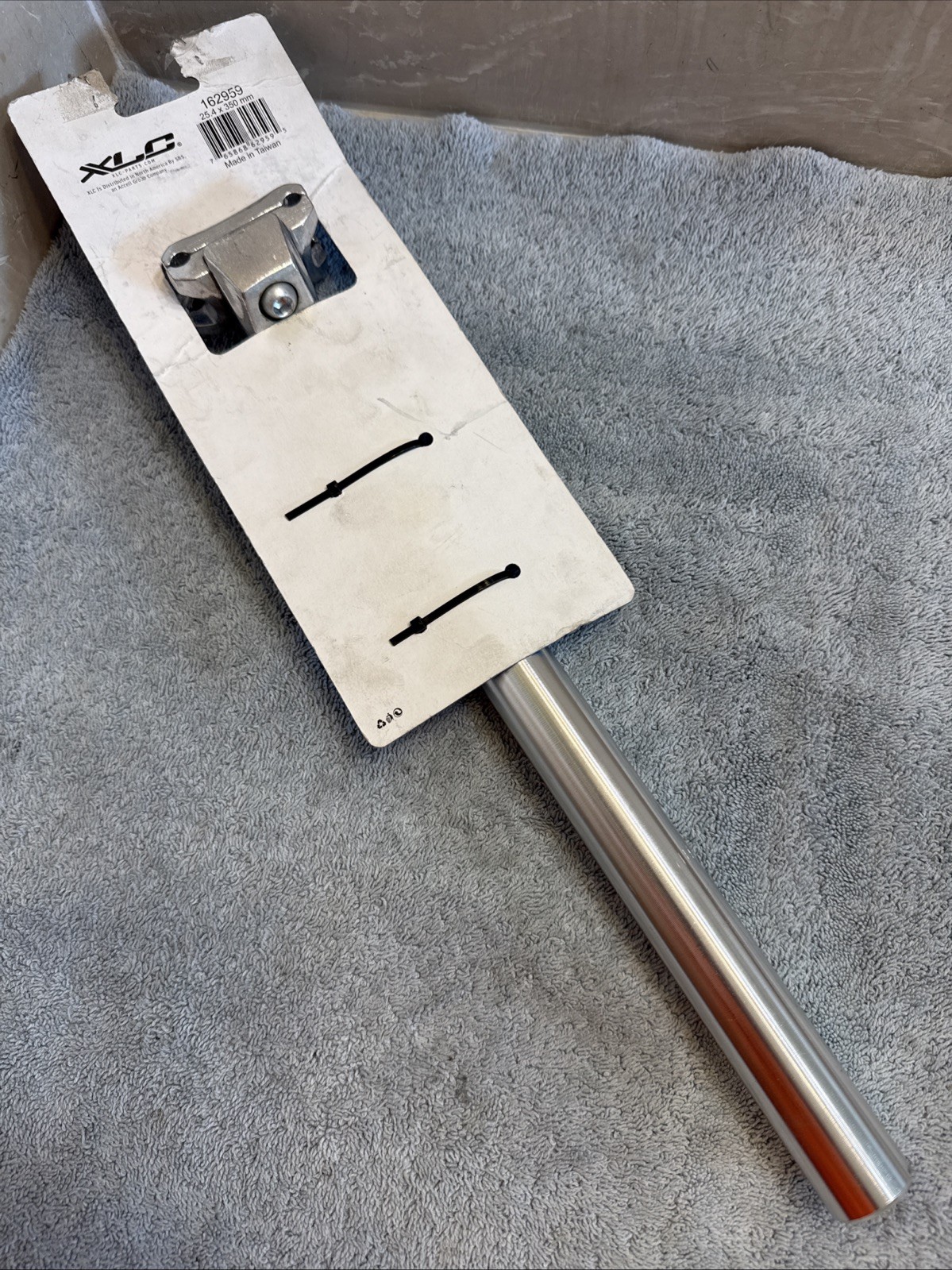 XLC Comp 25.4x 350mm Aluminum Seat Post Road Bike Silver 20mm Offset[caw]