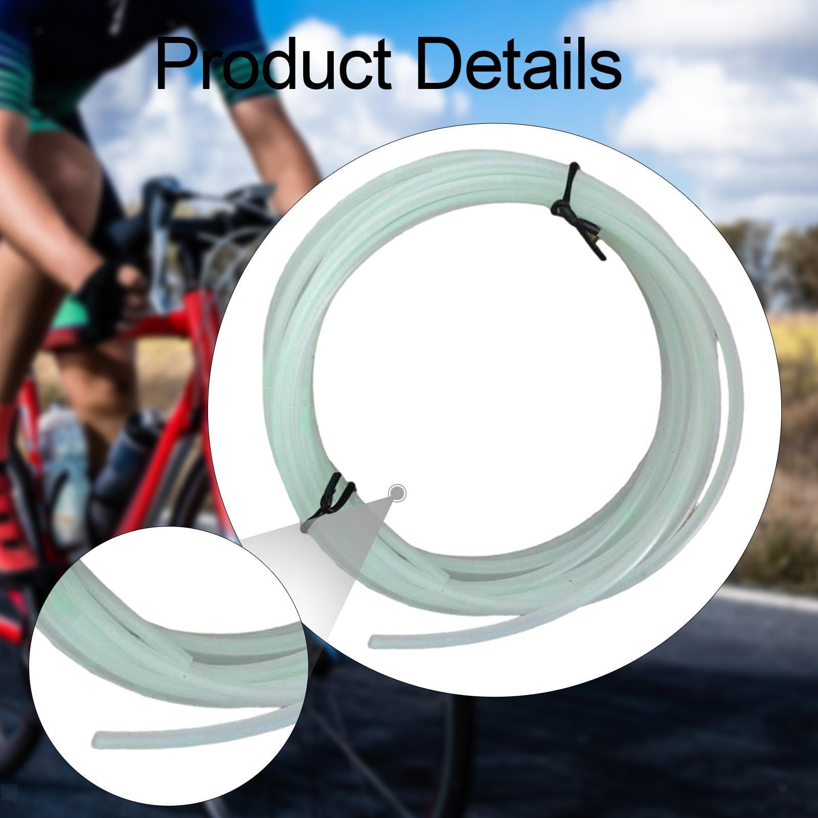 Bicycle Cable Housing Liner 2.2×2.9mm Oil Filled Sleeve PE Material Accessory