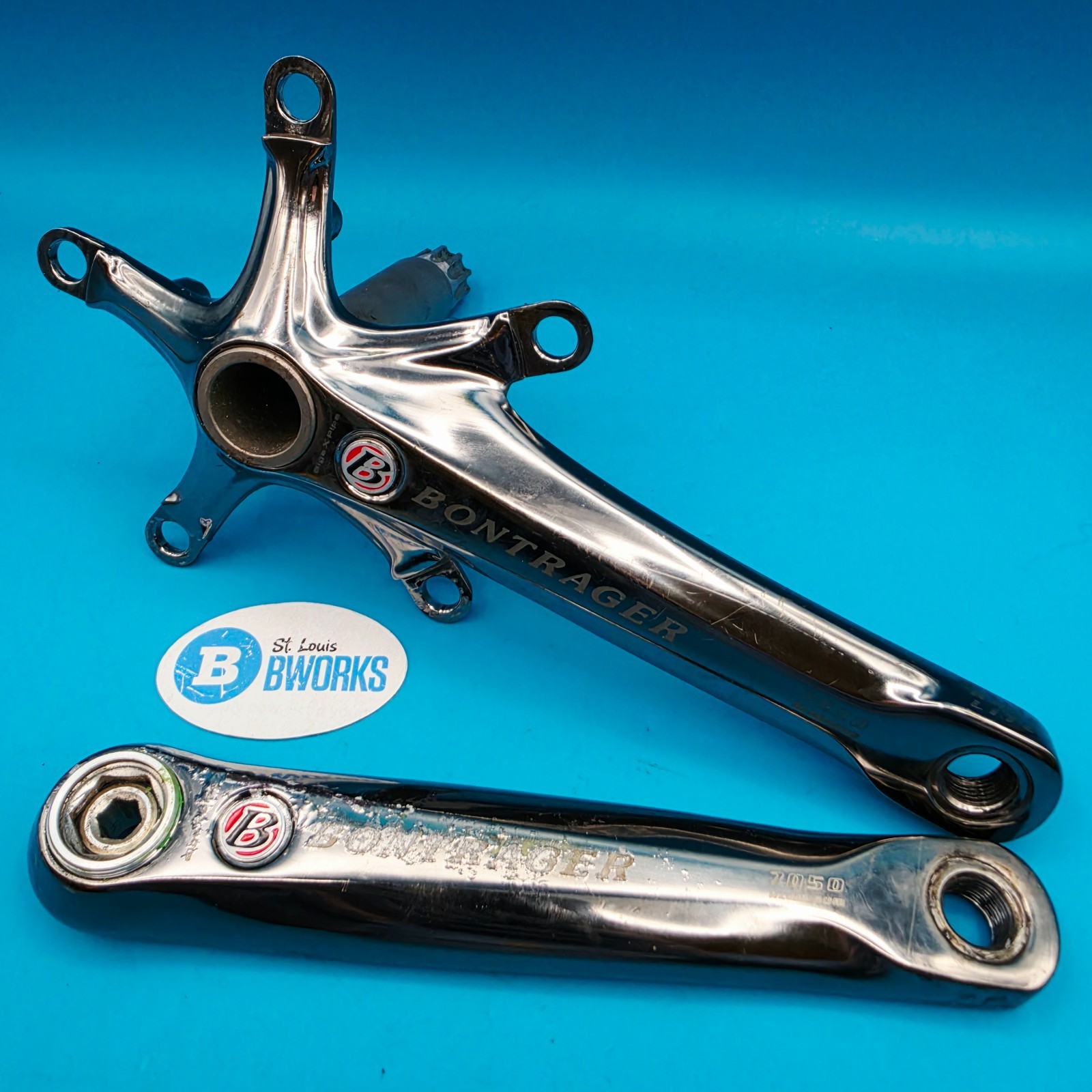 Bontrager Race Lite Triple Crankset 175mm Giga X Pipe 130/74 BCD f29