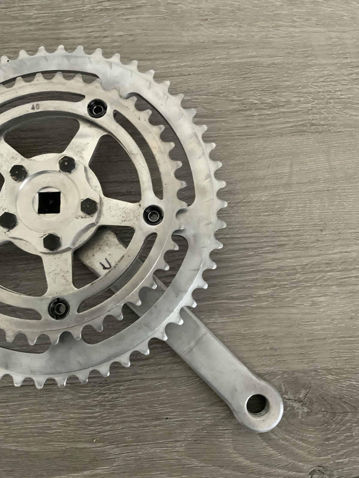 NERVAR CRANK SPIDER ONLY DOUBLE 40-52 TOOTH 170 MM FRENCH PEDAL THREADS