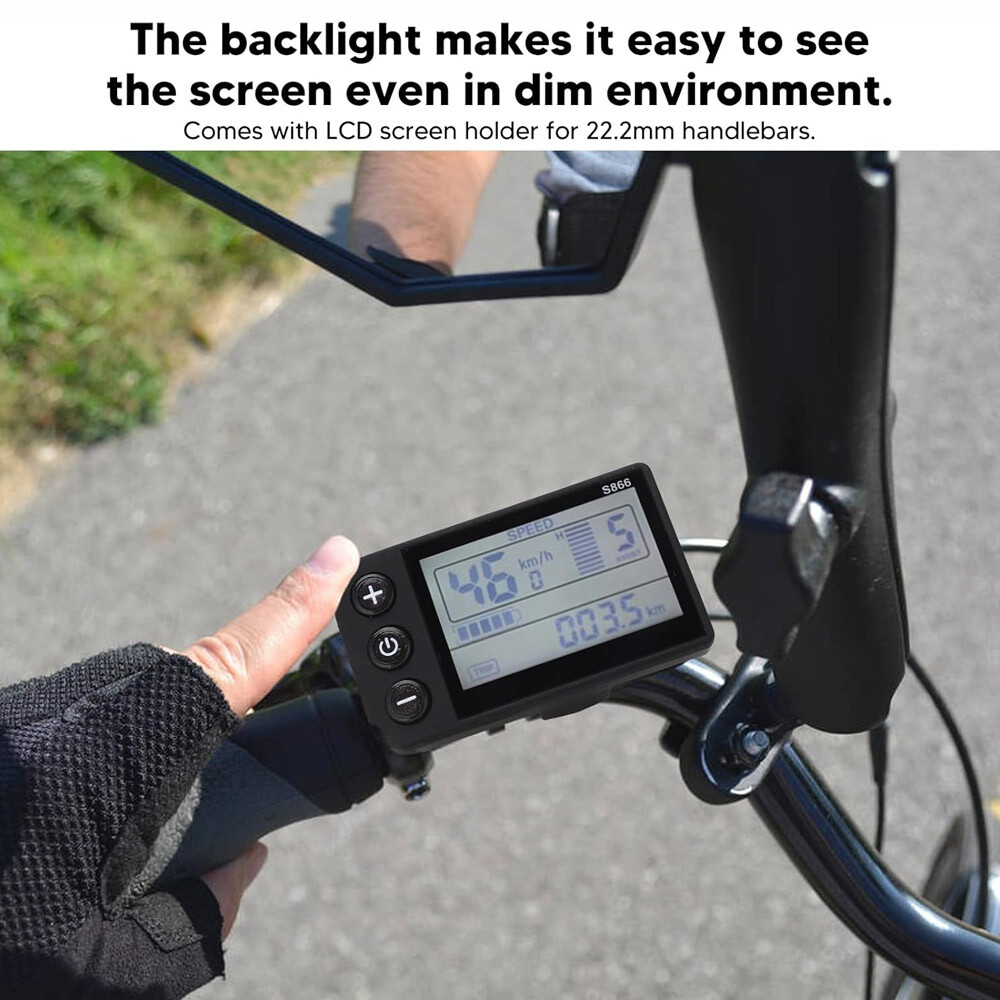 For E-bike LCD Display 24V/36V/48V Display E-Bicycle Electric Bike Scooter 2024