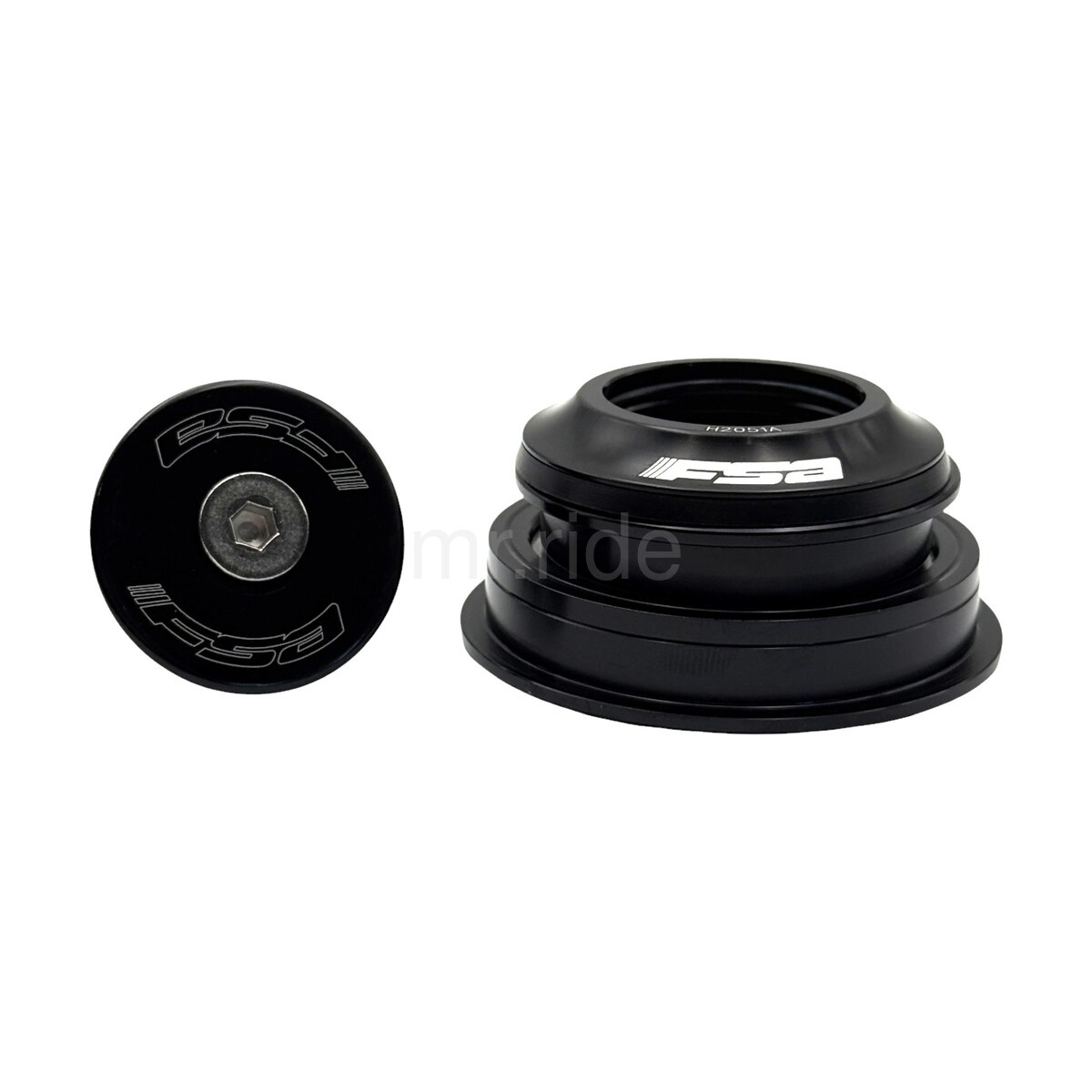 FSA Orbit 1.5 ZS Tapered Bike Headset 1-1/8″ 50mm/62mm OD Black,Cover 5.3mm