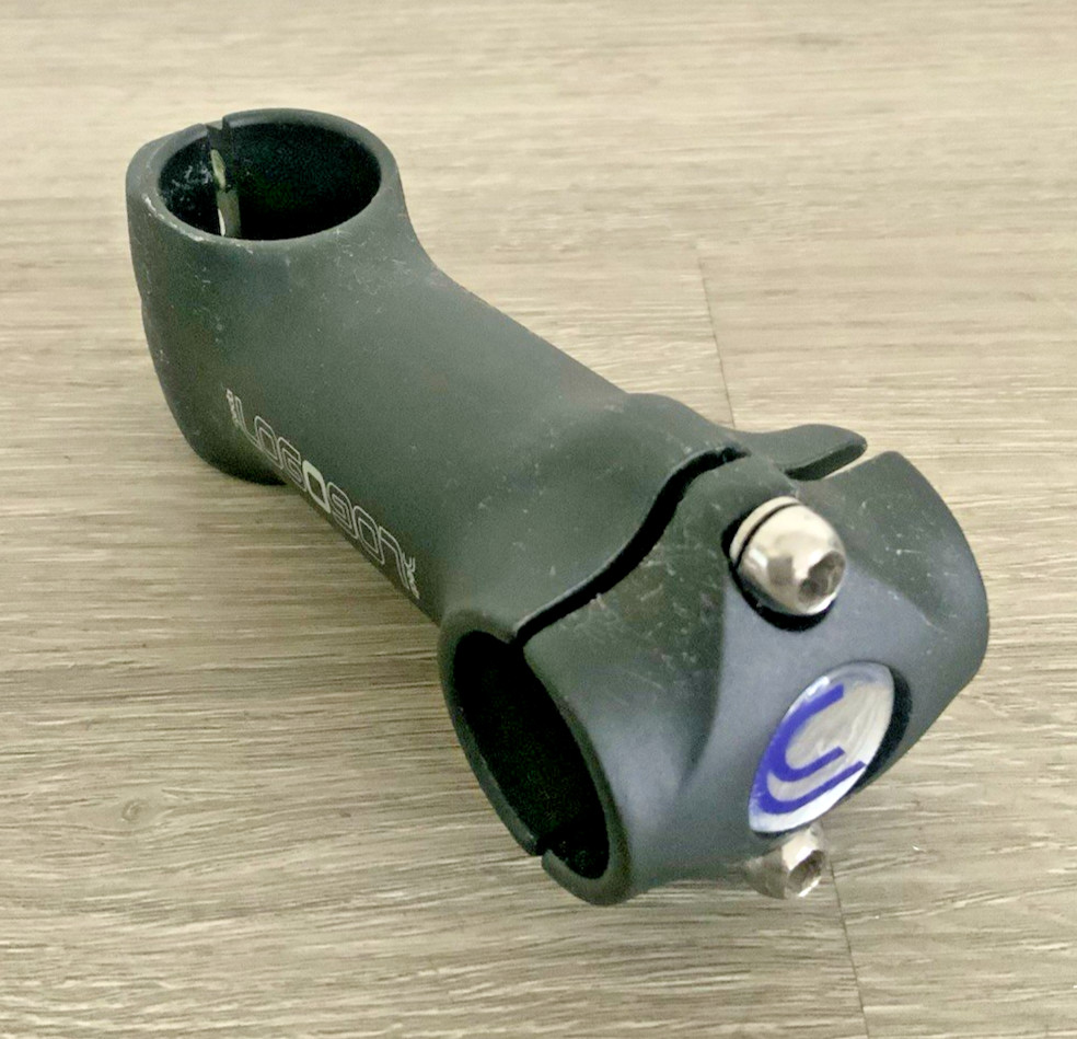 DEDA LOGO THREADLESS STEM 90 MM 1 1/8 INCH 31.8 MM CLAMP 168 GRAMS