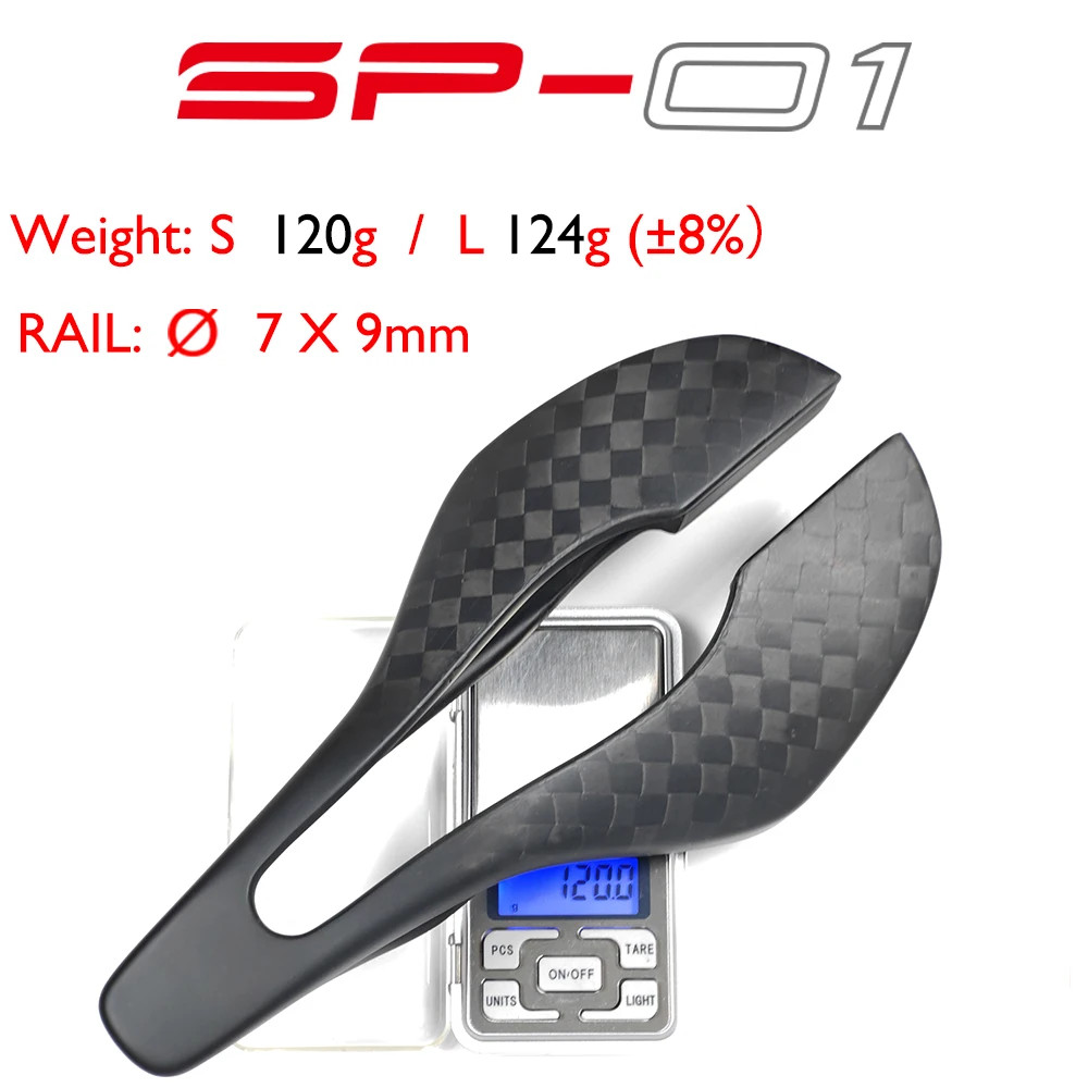 Carbon Tekno Superflow Bicycle Saddle for Road/MTB Short Nose/Split Tail Design