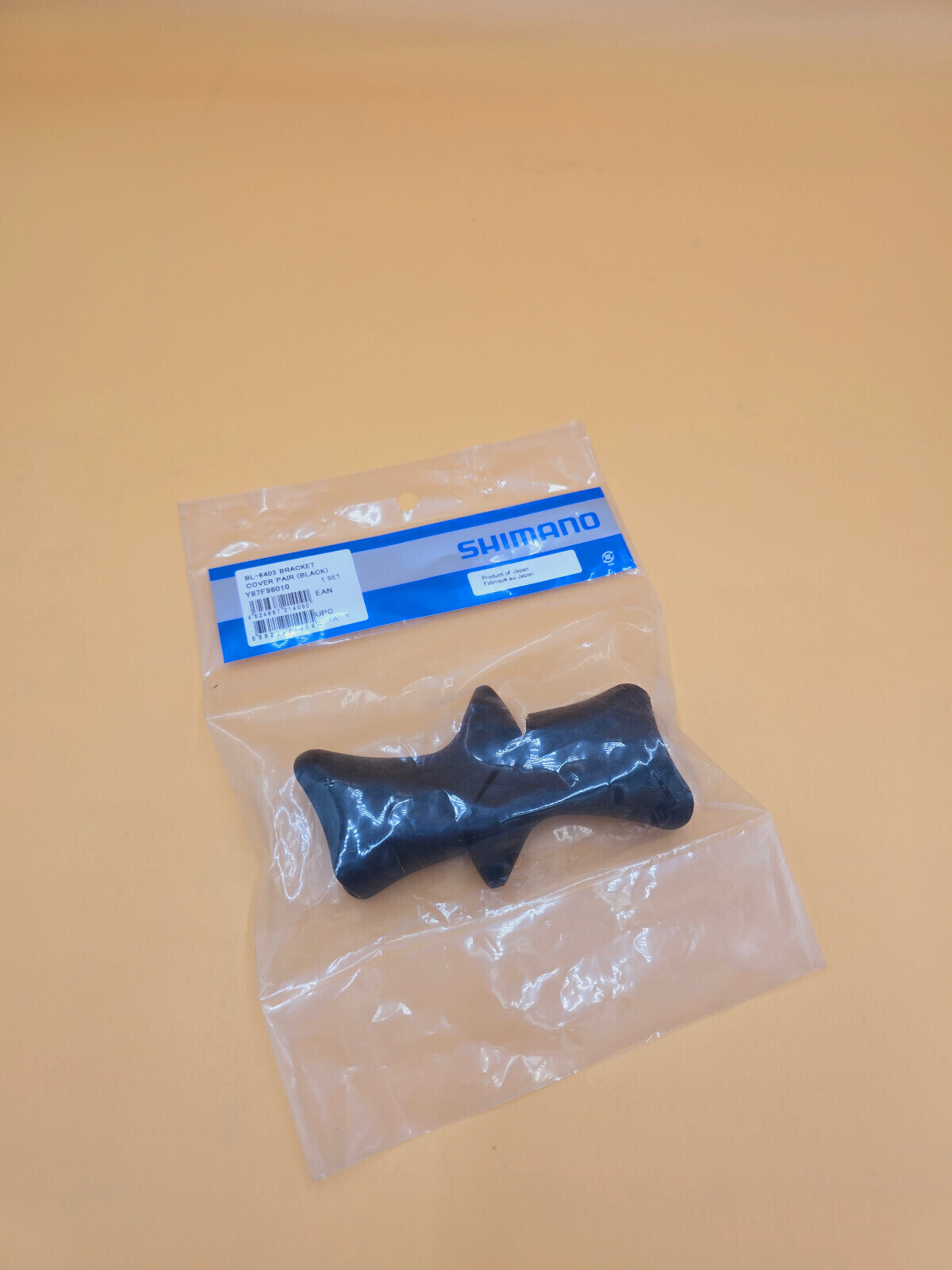 NOS NEW NIB Hoods Shimano 600 BL-6403 6400 Black Brake Levers Rubbers Black