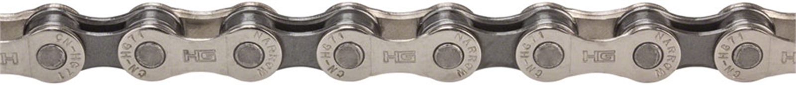 Shimano CN-HG71 Chain – 6, 7, 8-Speed, 116 Links, Silver/Gray