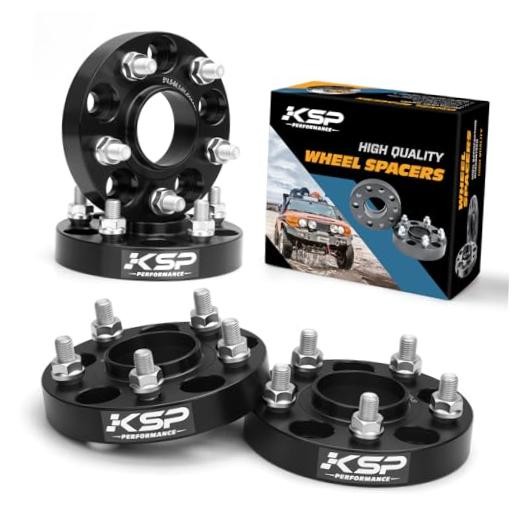 KSP 5×4.5 25mm Wheel Spacers for Hon-da Civic Accord Element CR 64.1mm Hub Bore