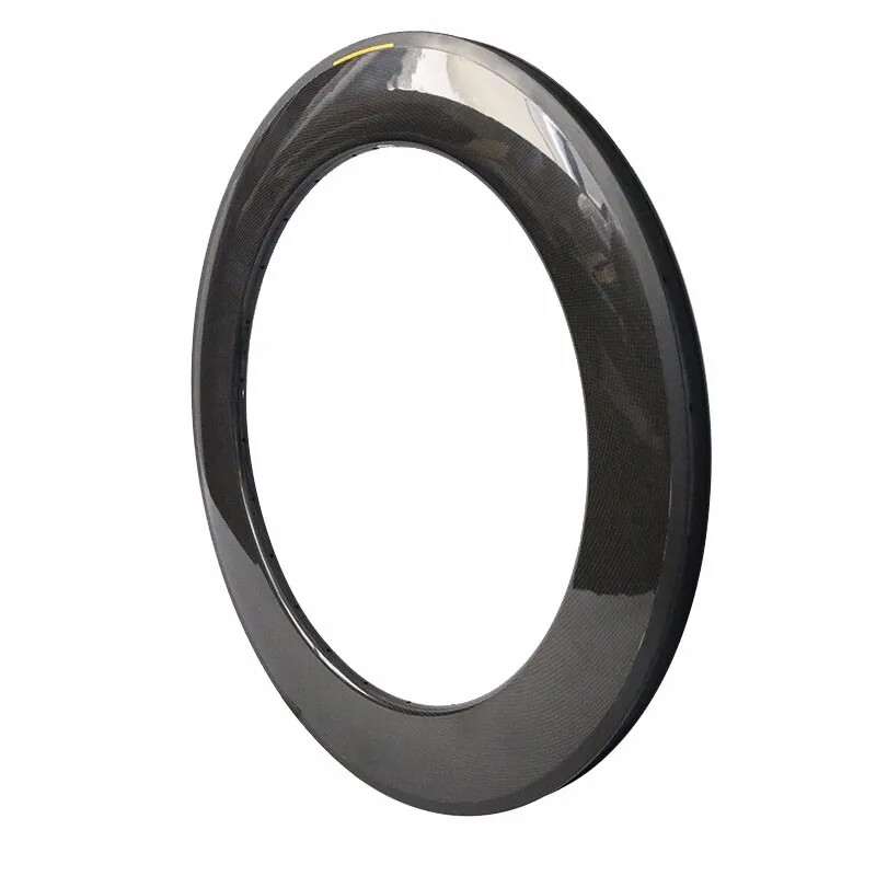 Road Bike Carbon Rim 700C 20/30/38/45/50/55/60/75/88mm Depth 23mm Width Clincher