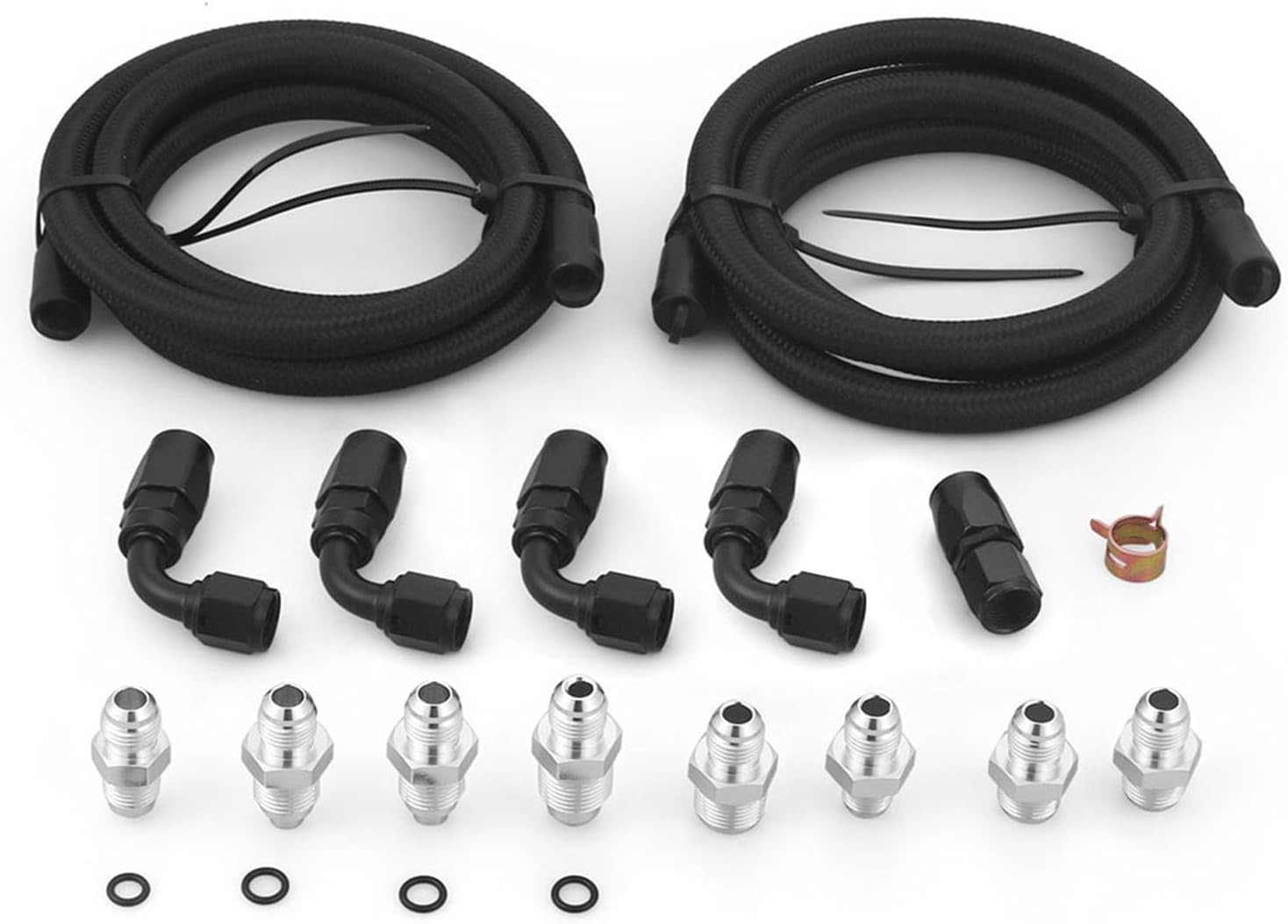 Universal Power Steering Pump Hose Kit Return to Reservoir Hose Kit for Pump Mou
