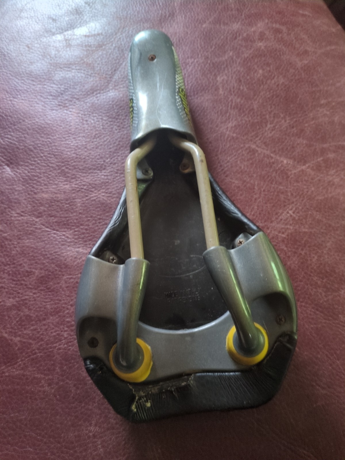 Vintage Selle Italia Sphere Road Saddle 90s Italy Bike Cycling Manganese Rails