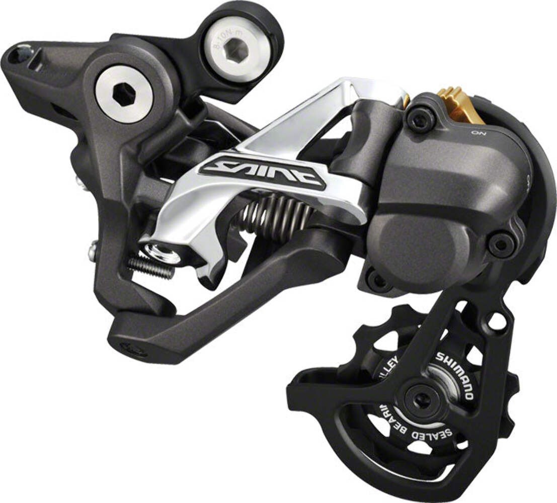 Shimano Saint RD-M820-SS1 Rear Derailleur – 10 Speed, Short Cage, Black