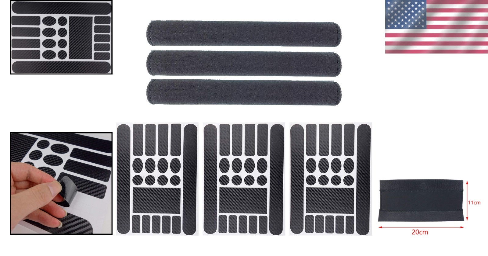 Durable 3 Pack Bike Chain Guard & Customizable Decals – 20 Stickers Included