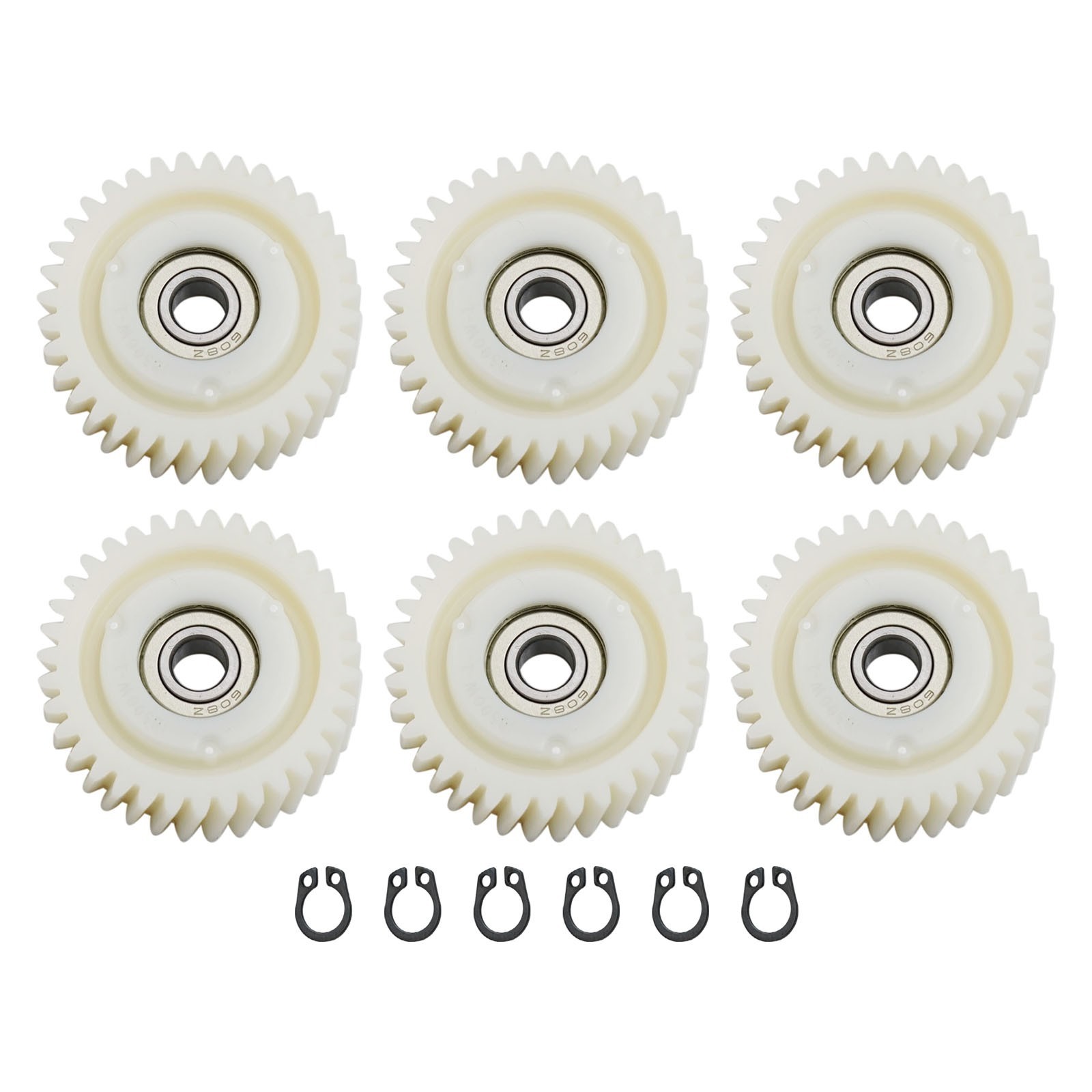 Planetary Gear Kit for EBike Hub Motor Six Piece Nylon Set with Bearings