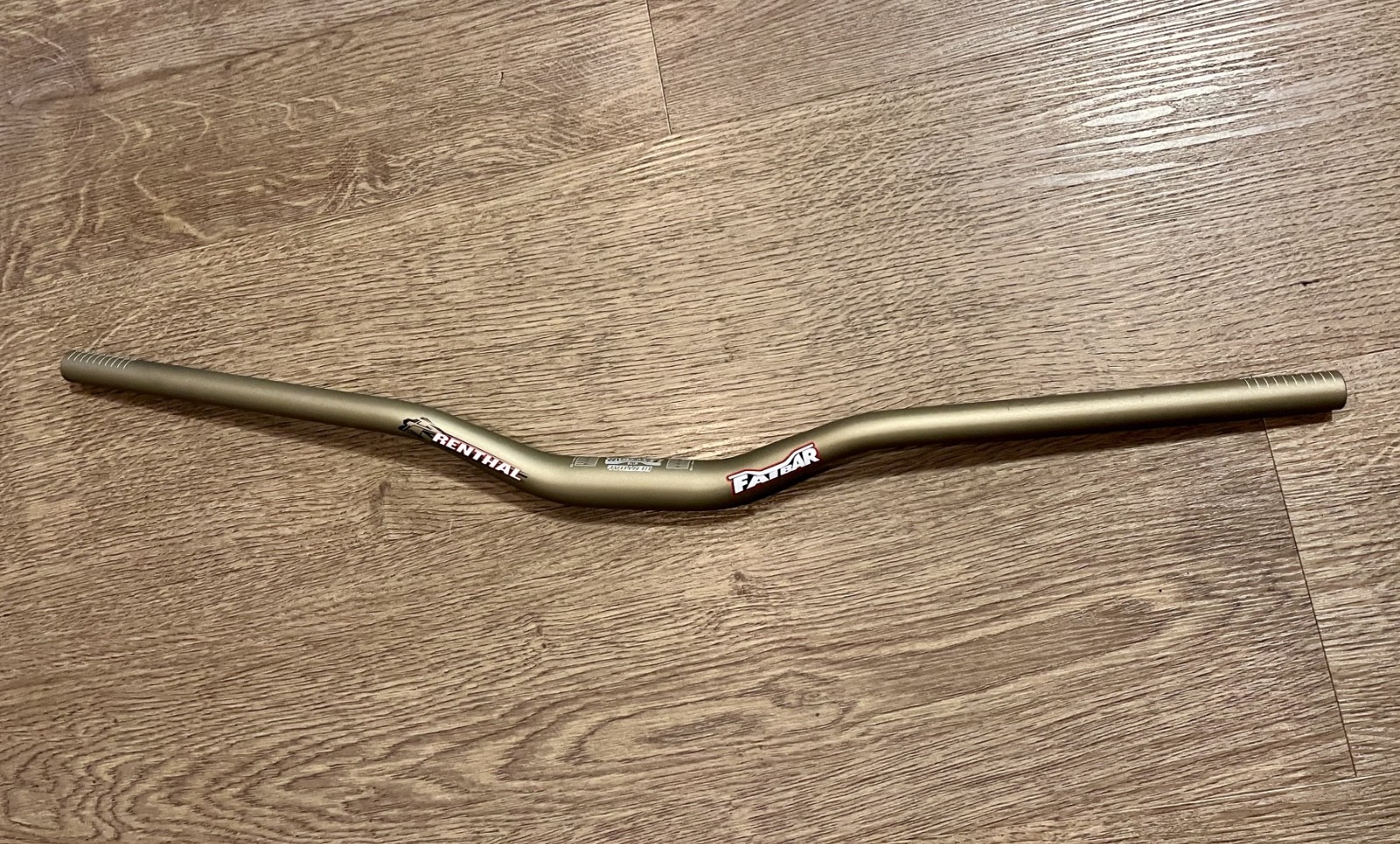 Renthal FatBar V3 Gold Handlebar -Aluminum 40mm Rise-800mm width-31.8mm Dia M178