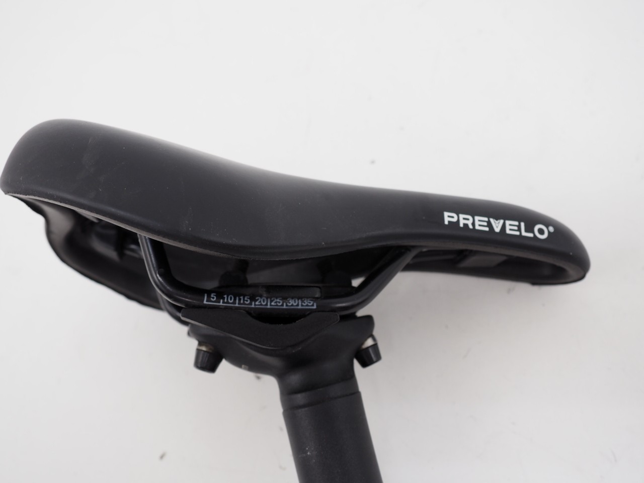 Prevelo Kids Bike Seat/Seatpost 27.2mm Black 200x110mm Saddle