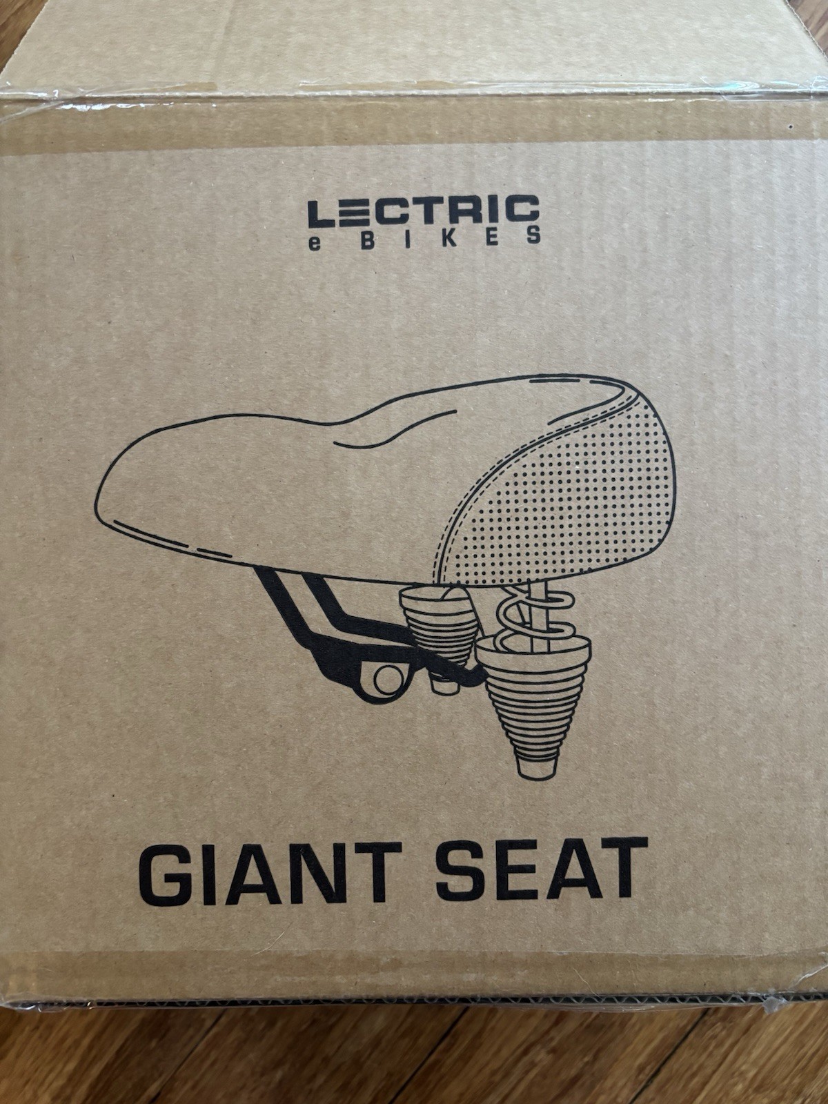 Lectric eBikes Giant Comfort Seat / Oversized Saddle Replacement