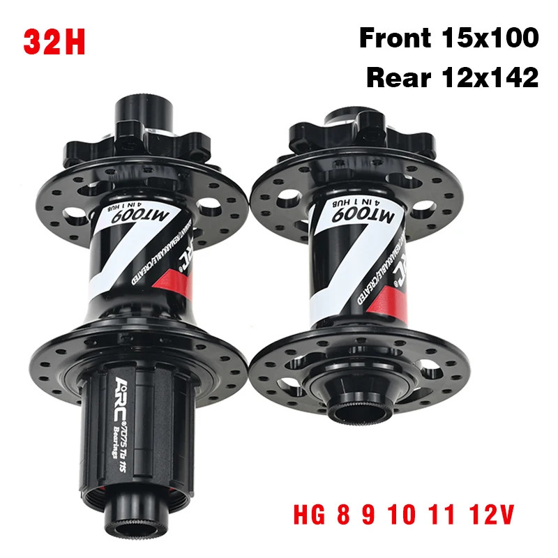 ARC MTB Hub 28H/32H/36H 6 Pawls 114 Clicks Disc Brake HG/MS/XD 12 Speed