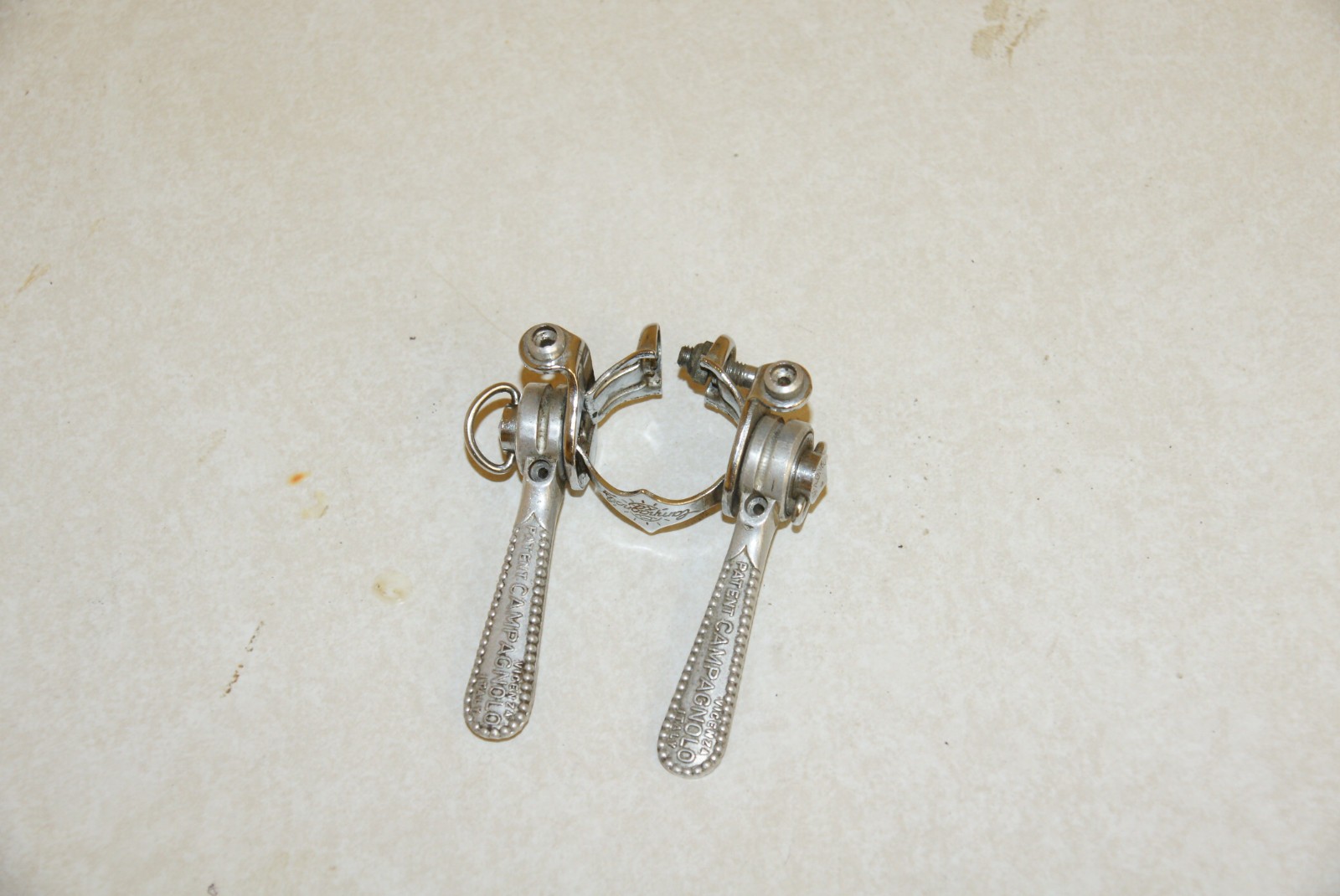 Campagnolo Nuovo Record Down Tube Clamp On Friction Shifters