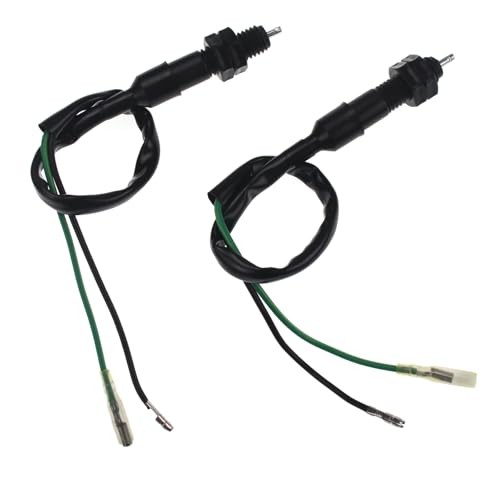 2 Pcs Universal 2 Wire Stop Light Switch, Spring Length 158mm, Motorcycle 2 PCS