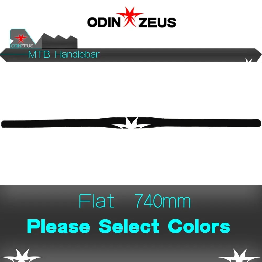 Ultra Light Mountain Bike Carbon Handlebar Flat Curved Upright BMX Handlebar