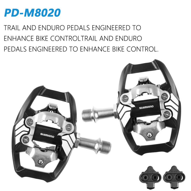 Shimano Deore XT PD-M8100/M8020 SPD MTB XC Bike Clipless Pedals & Cleats W/SH51