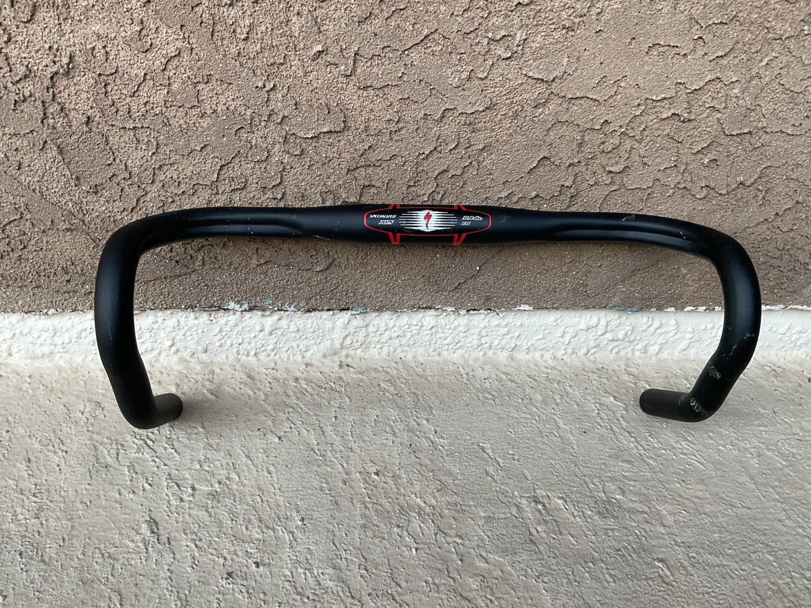 Black Specialized 7075 Aluminum 42mm x 31.8mm Ergo Bend Road Drop Bar Handlebar