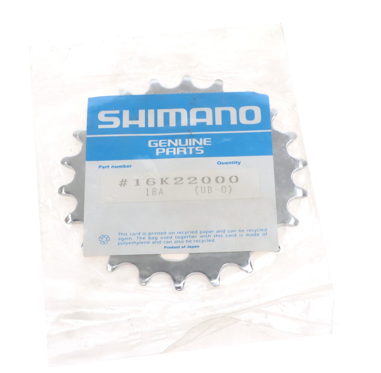 Shimano Deore XT/LX FC-M730 MTB Chainring 22T J 58 BCD 3X8/7 SPD 5 Bolt NOS