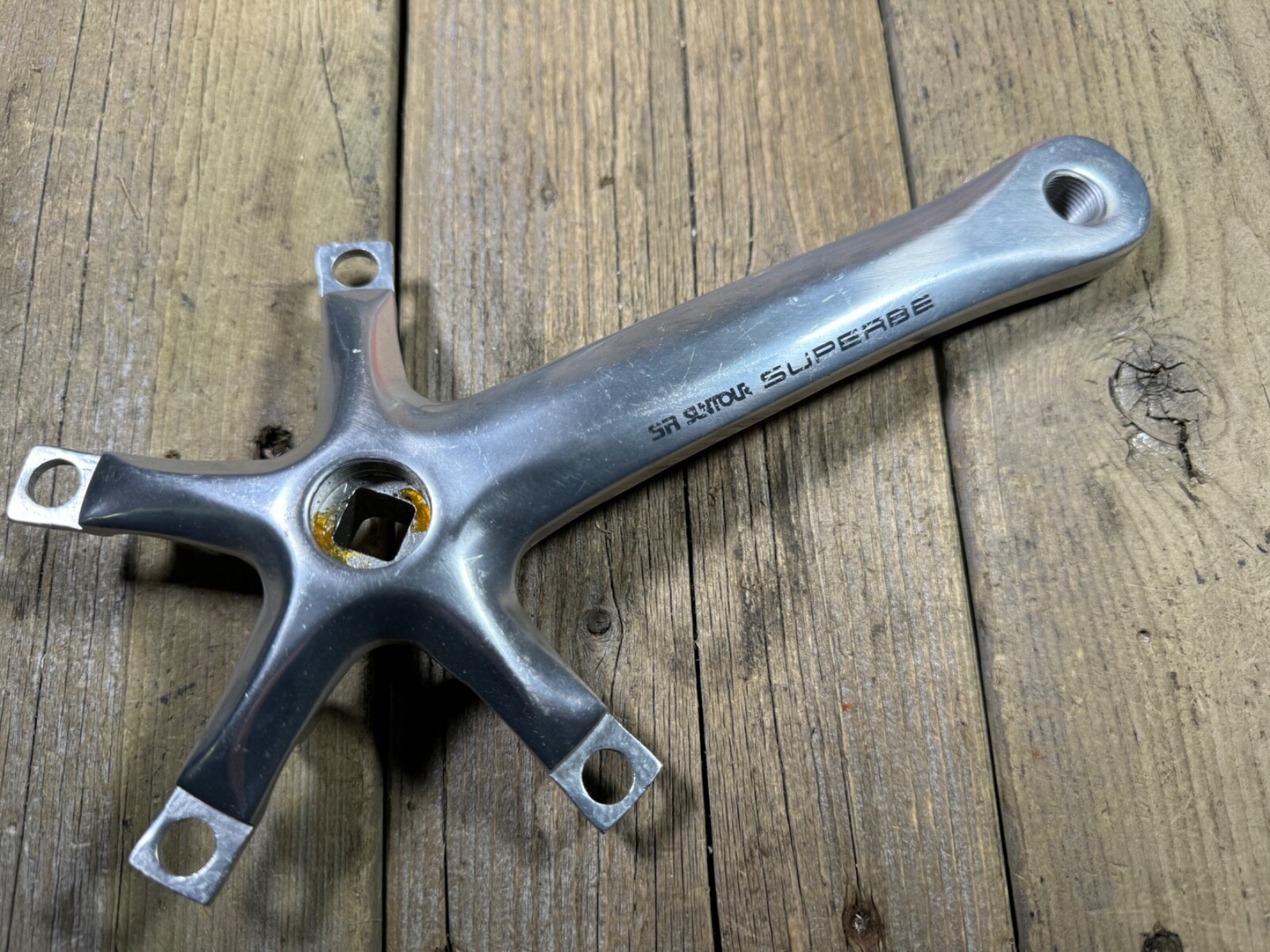 Suntour Superbe 130 mm + 74 mm BCD 170 mm Arms USED Drive Side Only France