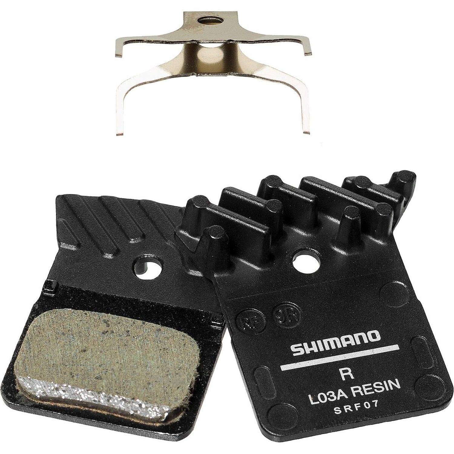 SHIMANO L05A-RF Resin DISC PAD FINNED Alloy Back Plate ONE Pair