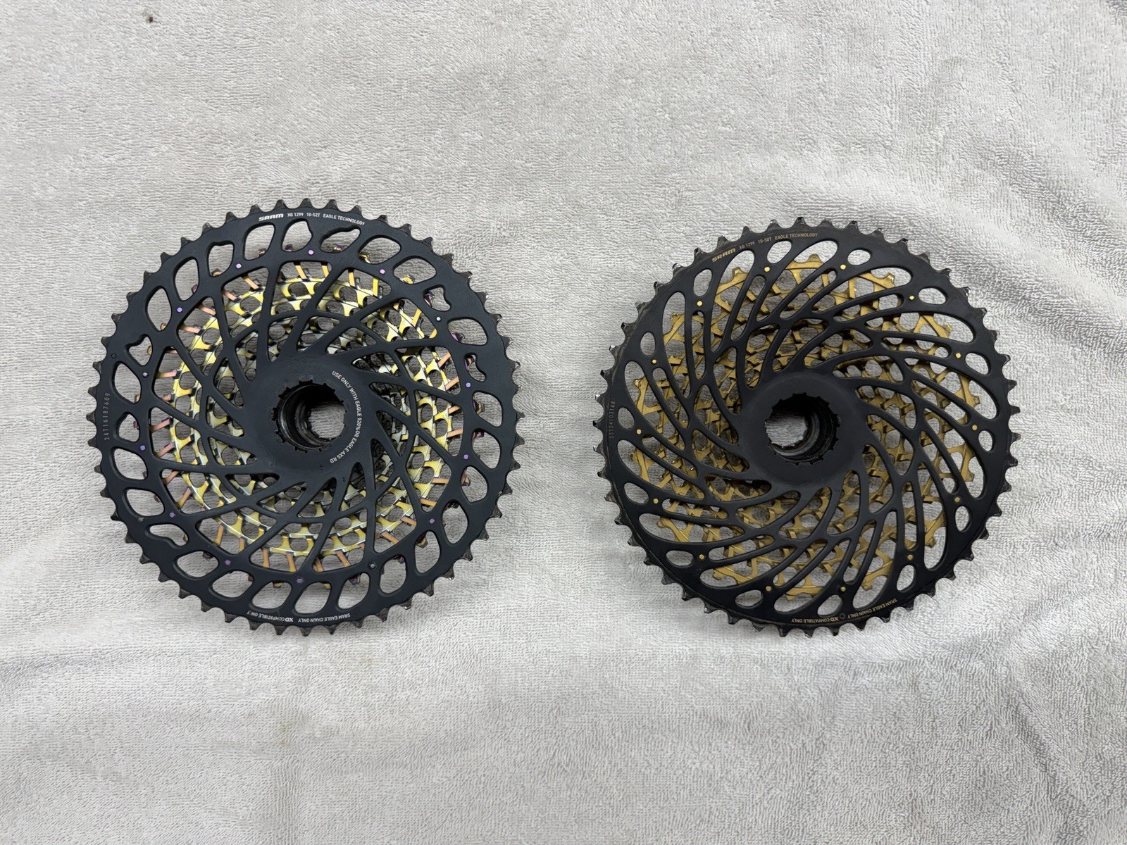 SRAM XX1 Eagle XG-1299 Eagle Cassette 12 Speed Rainbow 10-52 Gold 10-50