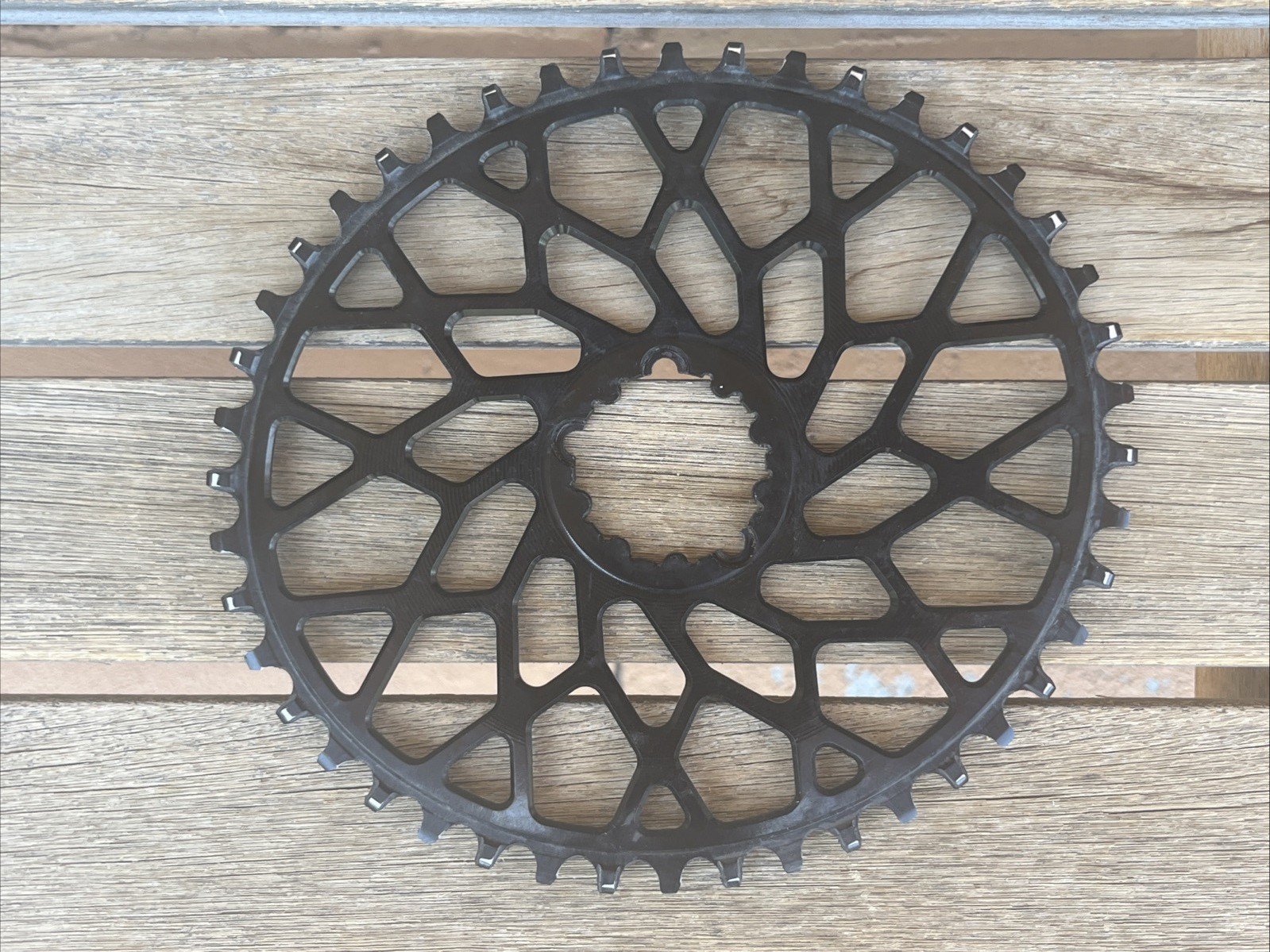 Absolte Black CX 1X OVAL chainring for Sram 3-Bolt direct mount cranks w/Box