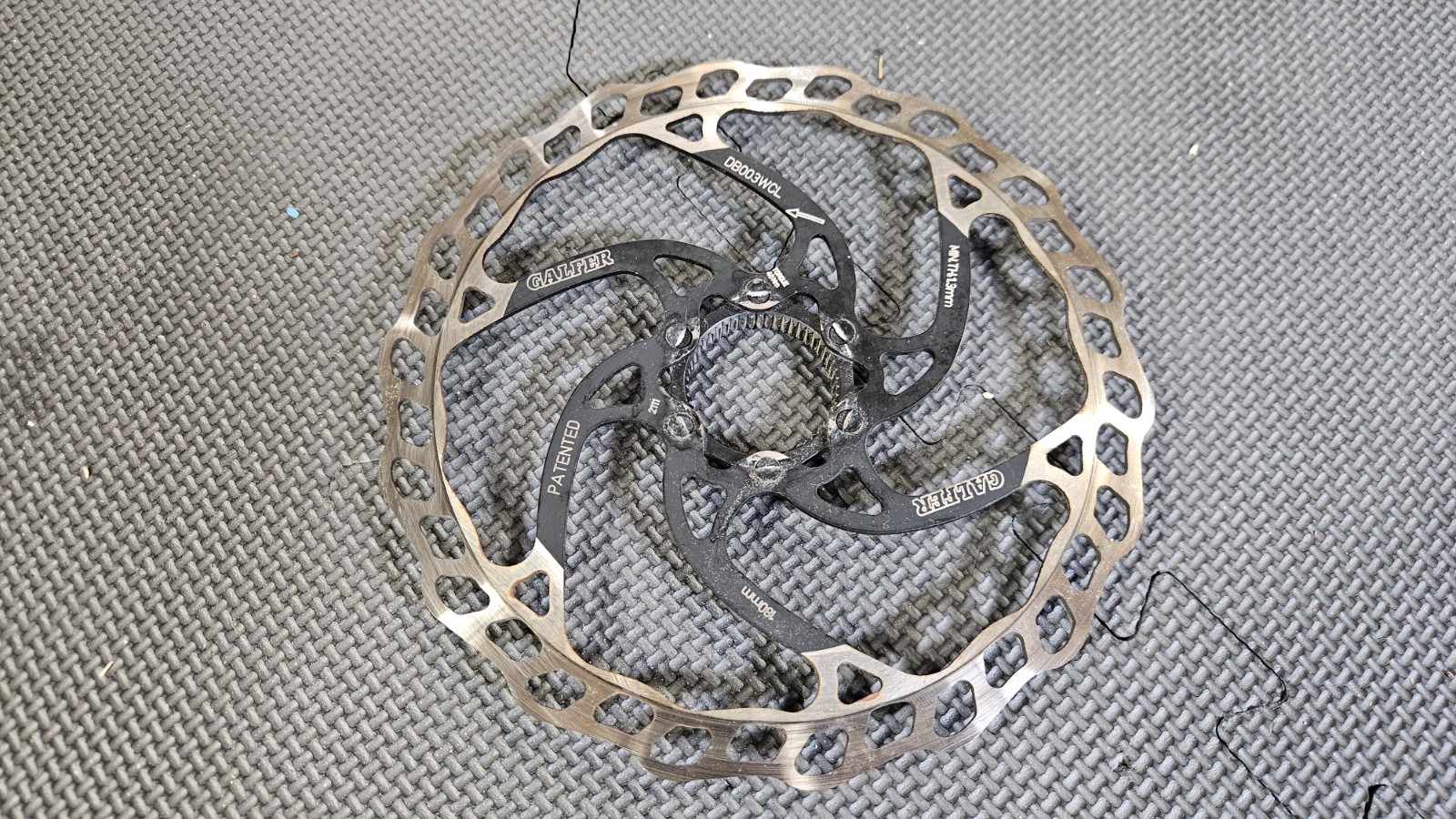 Galfer Wave MTB Disc Brake Rotor 180mm Center Lock