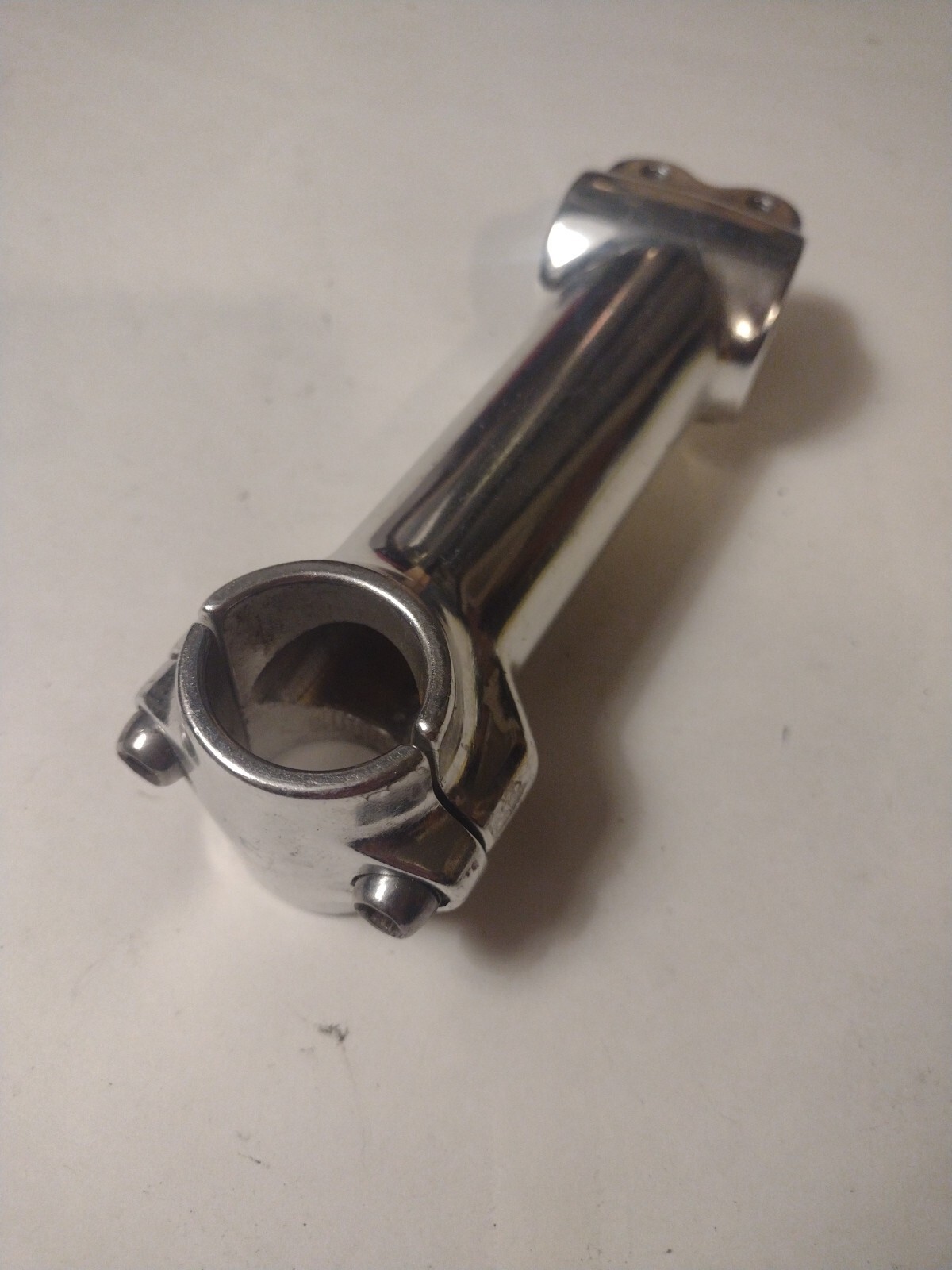 Vintage Silver Threadless Stem 11cm 25.4 Bar Clamp