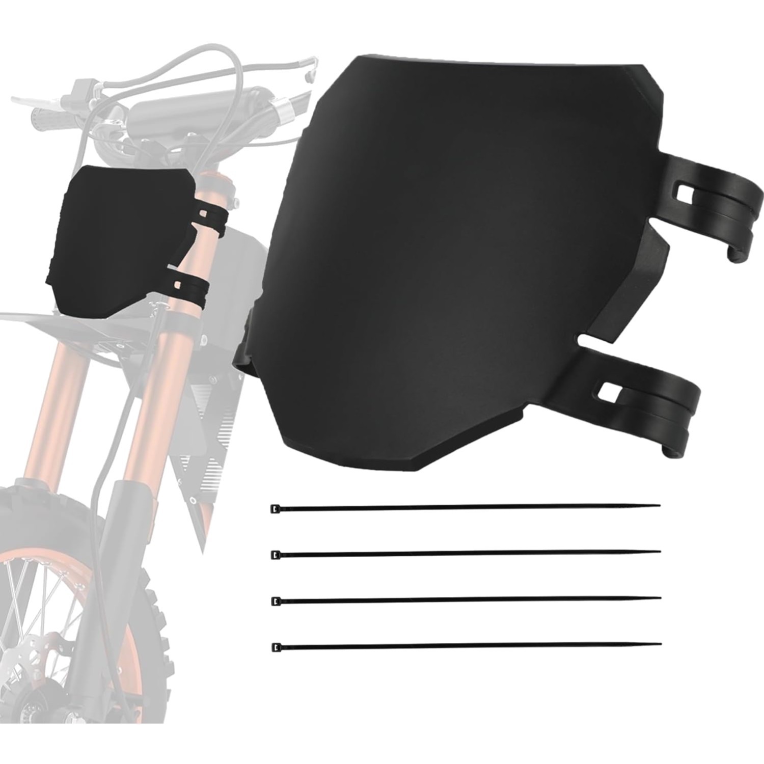 Front Number Plate for Ebike,Electric Dirt Bike Plate Replacement for Ridstar…
