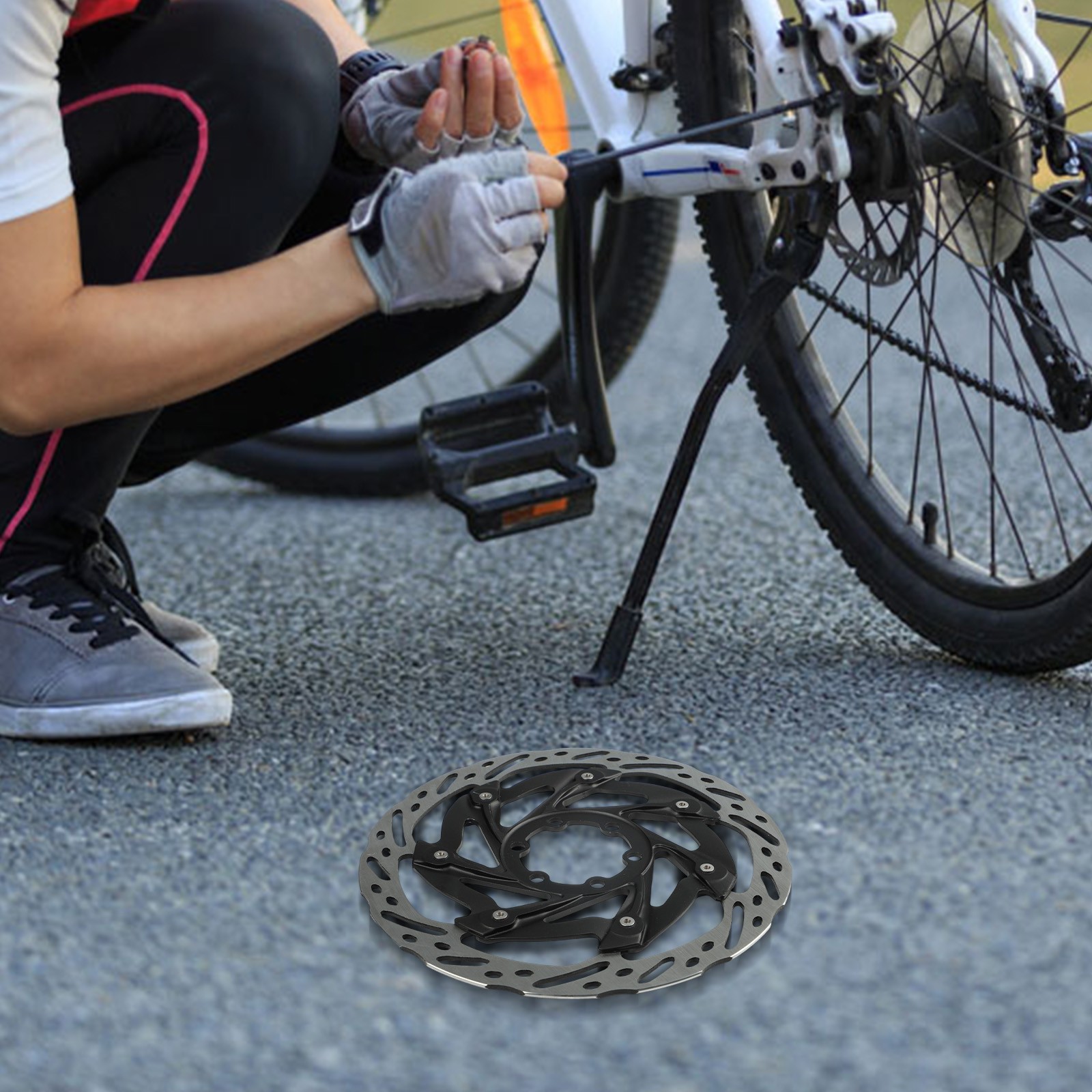 Standard Installation 160mm Bike Disc Brake for Rotor with Aluminium Parts
