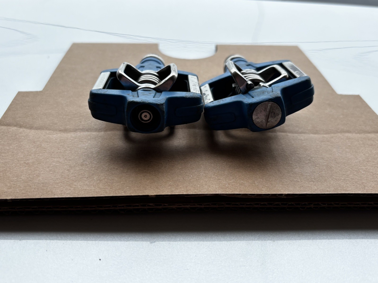 Crank Brothers Candy Style Pedals W/ Egg Beater Mechanism & Candy Platform Blue