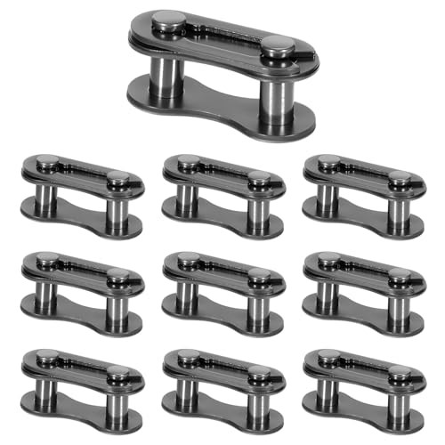10 Pieces Bike Chain Master Link Single Speed Removable Quick Split Chain Link