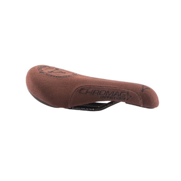 Chromag Overture LTD Saddle with CrMo Rails, Vintage Wax Canvas Cover for Dirt