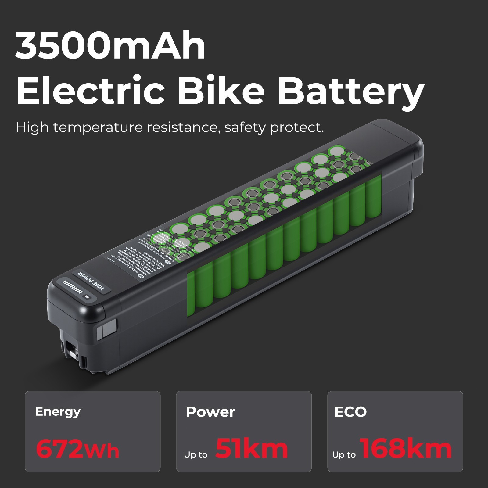 Radster Road Radster Trail Ebike Battery 48V 14Ah RadPower Electric Bike Battery