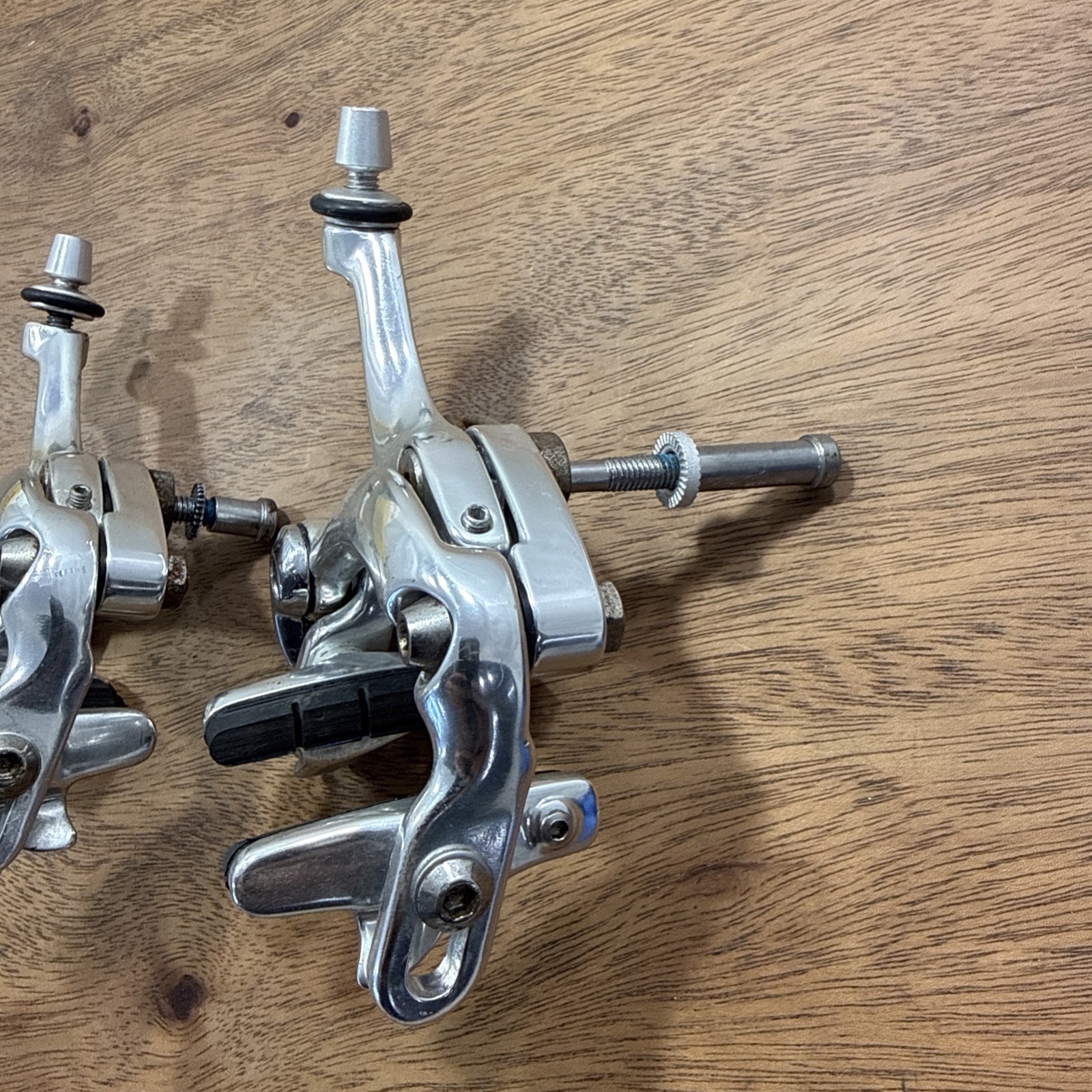 TEKTRO 521A Dual Pivot Road Bike Brake Caliper Set Silver
