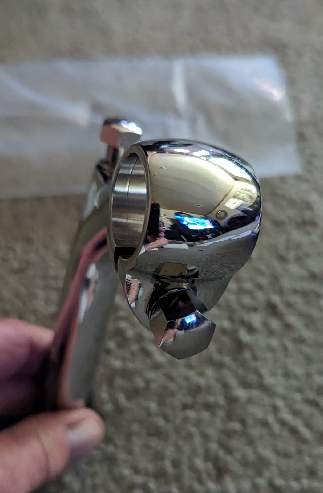 NEW CHROME CLASSIC STEM/GOOSENECK 21.1MM,1970-1982 SCHWINN BEACHCRUISER BICYCLES