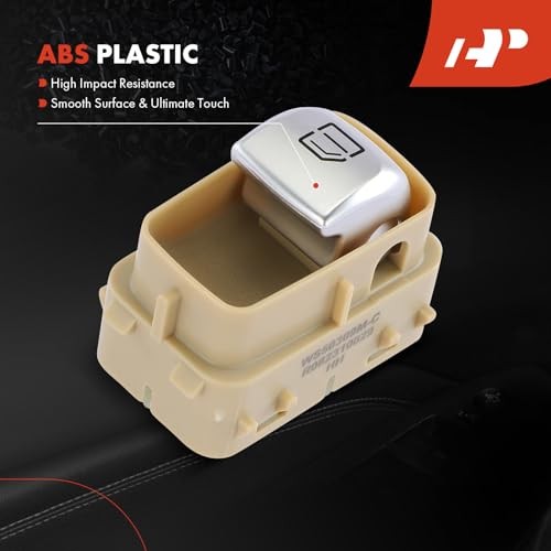 Front Right or Rear Side Power Window Switch – Beige Color – Compatible with